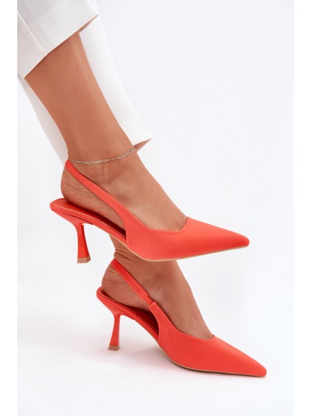 Women's Stiletto Sandals Orange Lunira