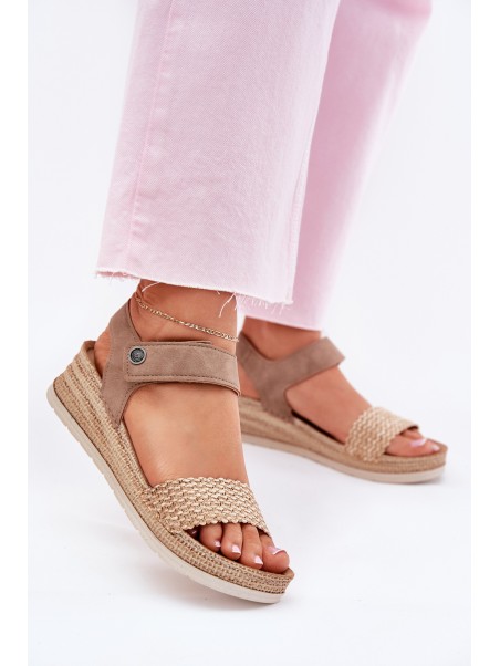 Women's Wedge Sandals Beige Inblu RV000014