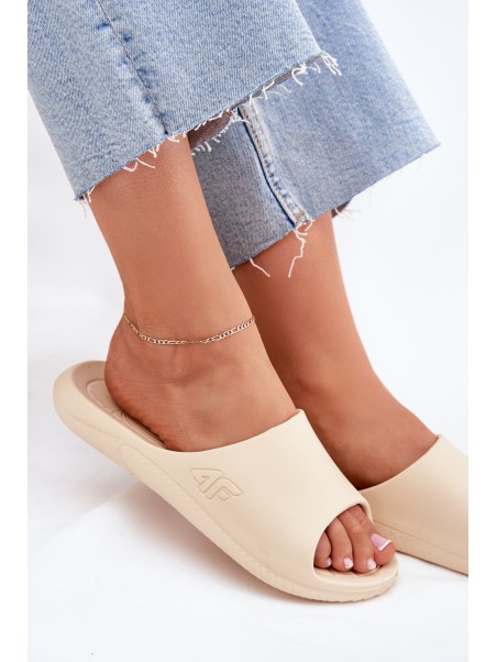 Women's Slippers 4F Beige 4FMM00FFLIF093A-83S