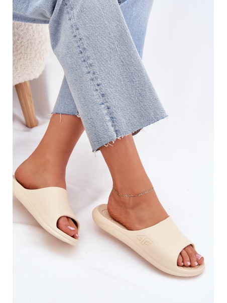 Women's Slippers 4F Beige 4FMM00FFLIF093A-83S