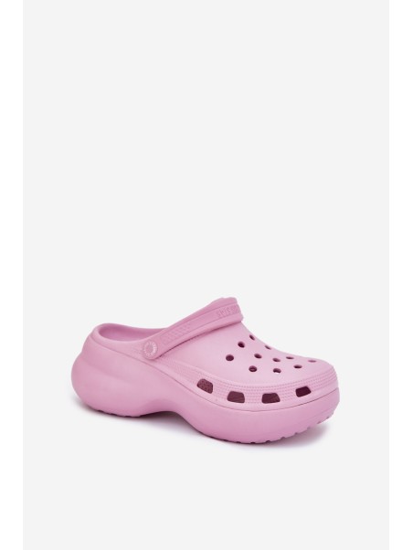 Women Foam Slippers On A Massive Sole Big Star RR274A120 Pink