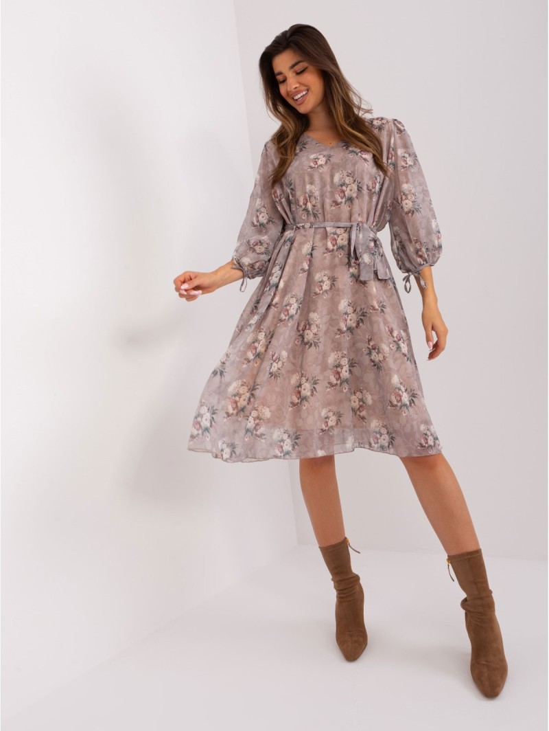 Sukienka-LK-SK-509388.88-ciemny bezowy