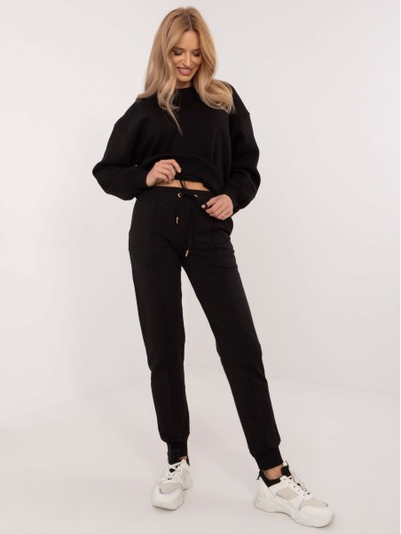 Spodnie dresowe-CLM-DR-1275.30-czarny