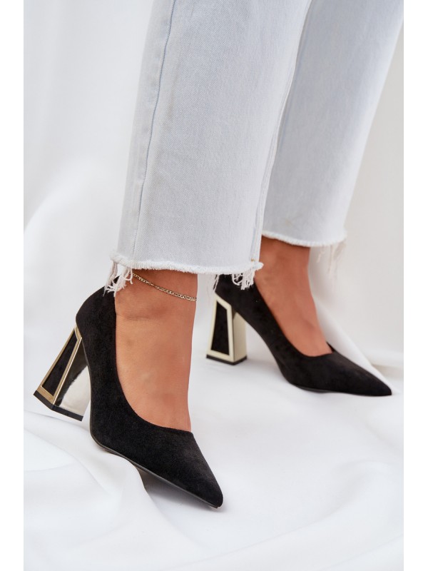 Elegant Stiletto Heels Black