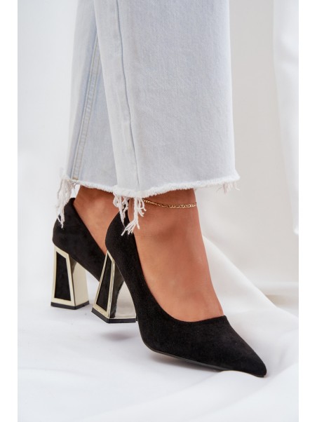 Elegant Stiletto Heels Black