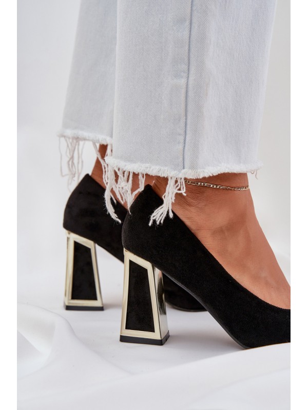 Elegant Stiletto Heels Black