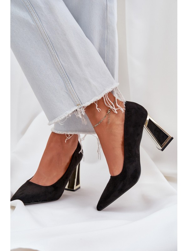 Elegant Stiletto Heels Black