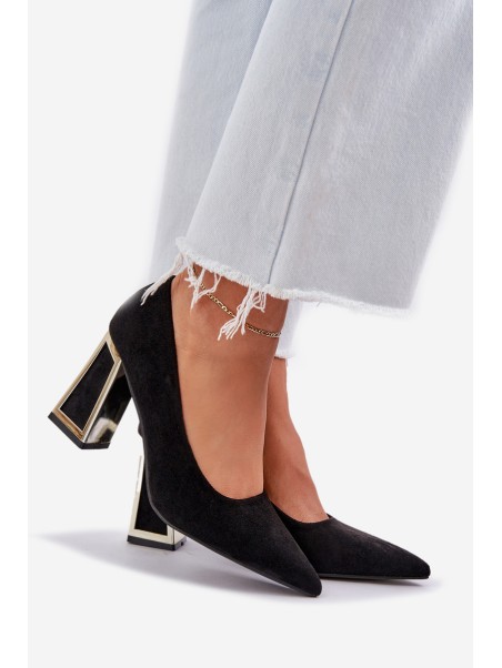 Elegant Stiletto Heels Black