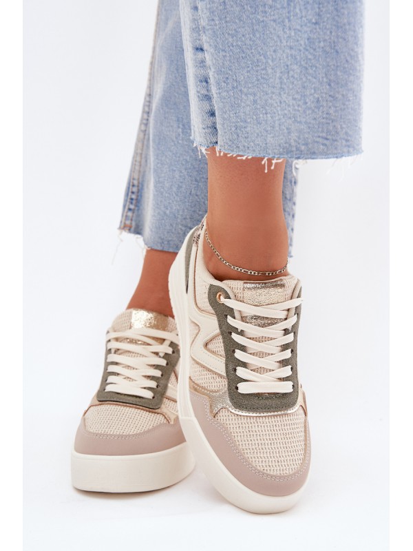 Women's Platform Sneakers Leopard Beige Kelsia Women's Platform Sneakers Leopard Beige Kelsia