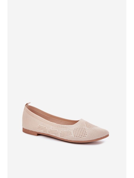 Fabric Women's Ballet Flats Beige Zelira