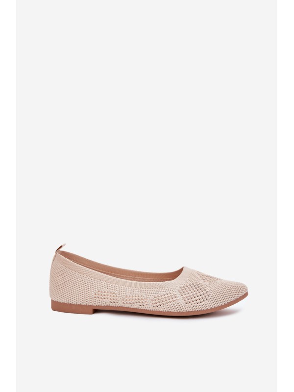 Fabric Women's Ballet Flats Beige Zelira