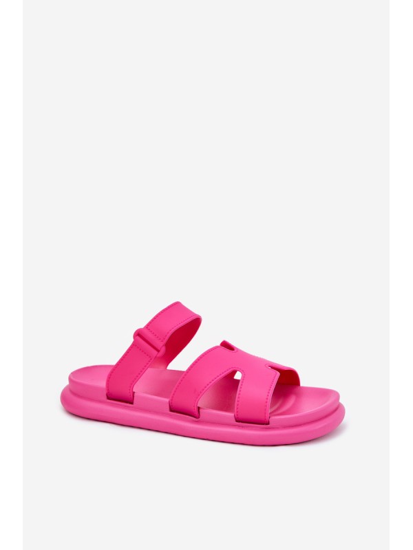 Women's Rubber Slides With Strap Fuchsia Tavirae Women's Rubber Slides With Strap Fuchsia Tavirae