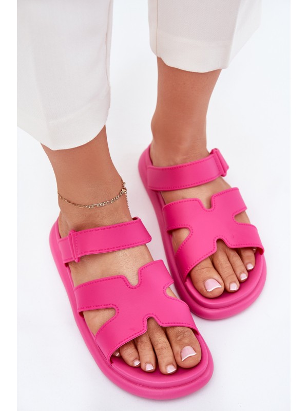 Women's Rubber Slides With Strap Fuchsia Tavirae Women's Rubber Slides With Strap Fuchsia Tavirae