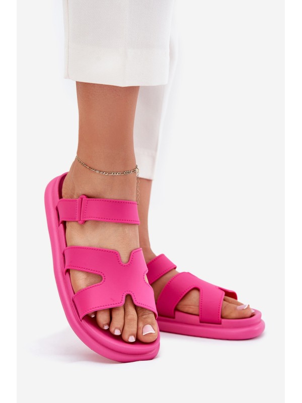 Women's Rubber Slides With Strap Fuchsia Tavirae Women's Rubber Slides With Strap Fuchsia Tavirae