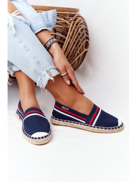 Espadrilės su pintais padais „Big Star HH274483“ tamsiai mėlynos spalvos