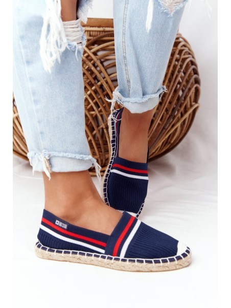Espadrilės su pintais padais „Big Star HH274483“ tamsiai mėlynos spalvos