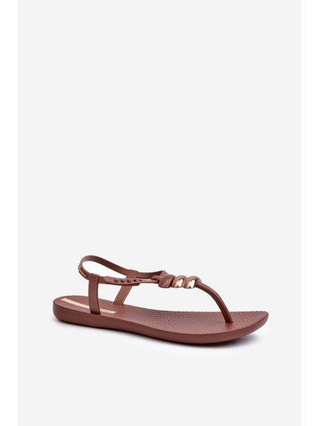 Moteriškos plokščios basutės su šlepetėmis 83507 Ipanema Class Blown Up Sandal Fem Brown