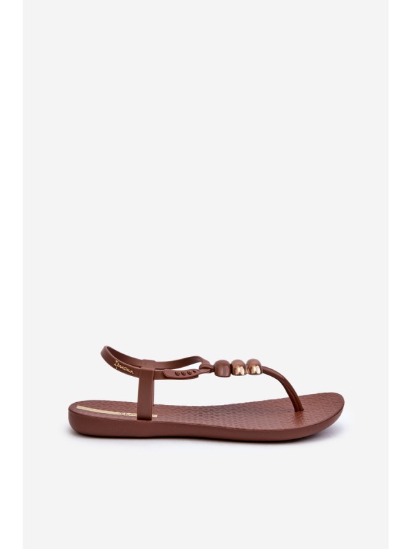 Moteriškos plokščios basutės su šlepetėmis 83507 Ipanema Class Blown Up Sandal Fem Brown