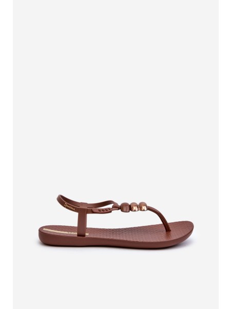 Moteriškos plokščios basutės su šlepetėmis 83507 Ipanema Class Blown Up Sandal Fem Brown