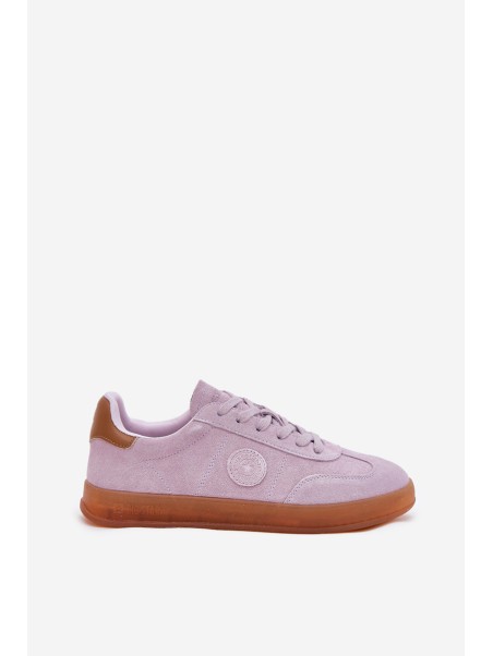 Moteriški zomšiniai sportbačiai Big Star RR274850 HI-POLY SYSTEM violetiniai