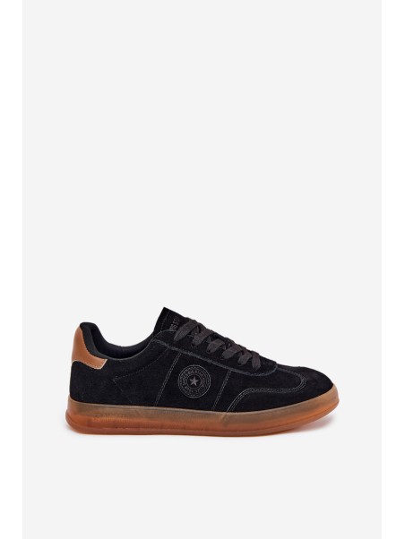 Zomšiniai moteriški sportbačiai Big Star RR274851 HI-POLY SYSTEM juodi