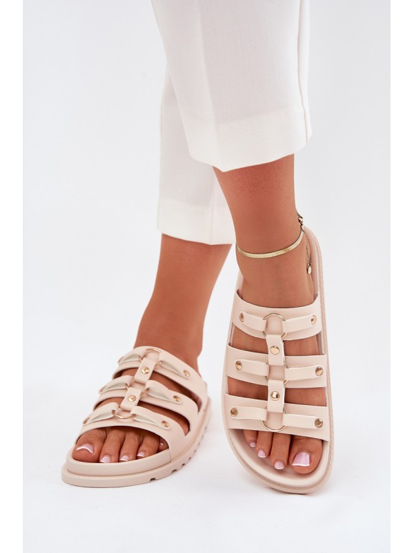 Womens Sandals With Straps Light Beige Pasiriela 2