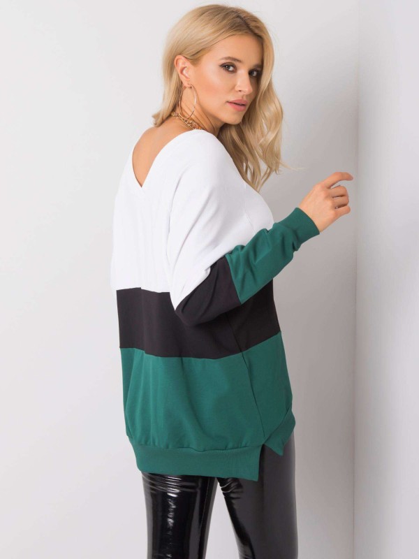 Bluza-RV-BL-5972.07-ciemny zielony 2