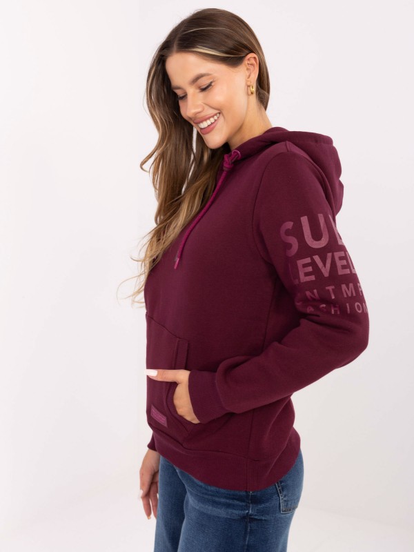 Bluza-D10600BI02690A8NO-bordowy
