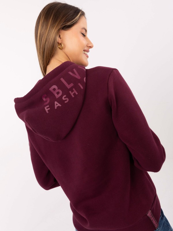 Bluza-D10600BI02690A8NO-bordowy 2