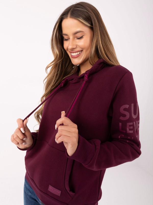 Bluza-D10600BI02690A8NO-bordowy