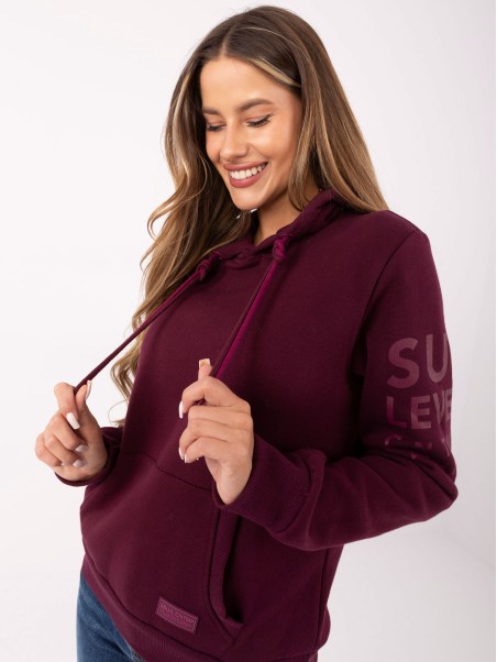 Bluza-D10600BI02690A8NO-bordowy