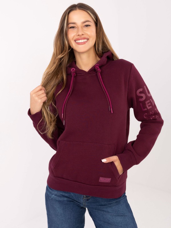 Bluza-D10600BI02690A8NO-bordowy