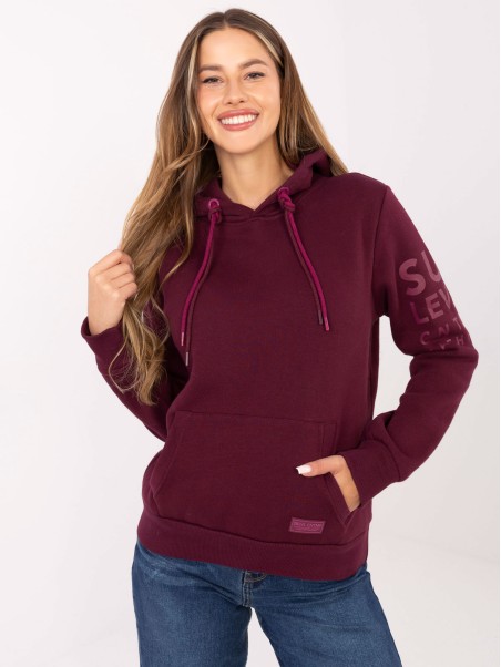 Bluza-D10600BI02690A8NO-bordowy