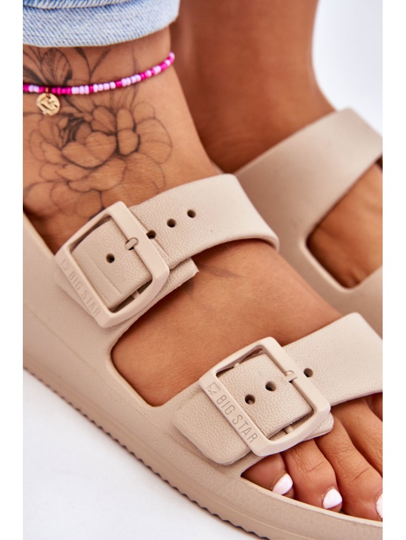 Women's Light Sandals Big Star LL274746 Beige