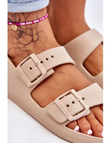 Women's Light Sandals Big Star LL274746 Beige