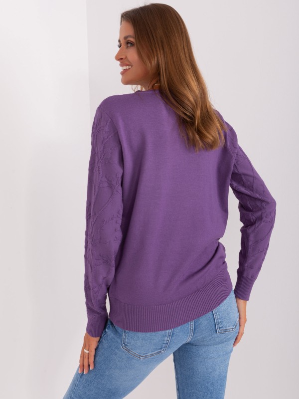 Megztinis-AT-SW-2231.99P-violetinis