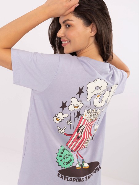 T-shirt-D12022AI02645S-jasny fioletowy