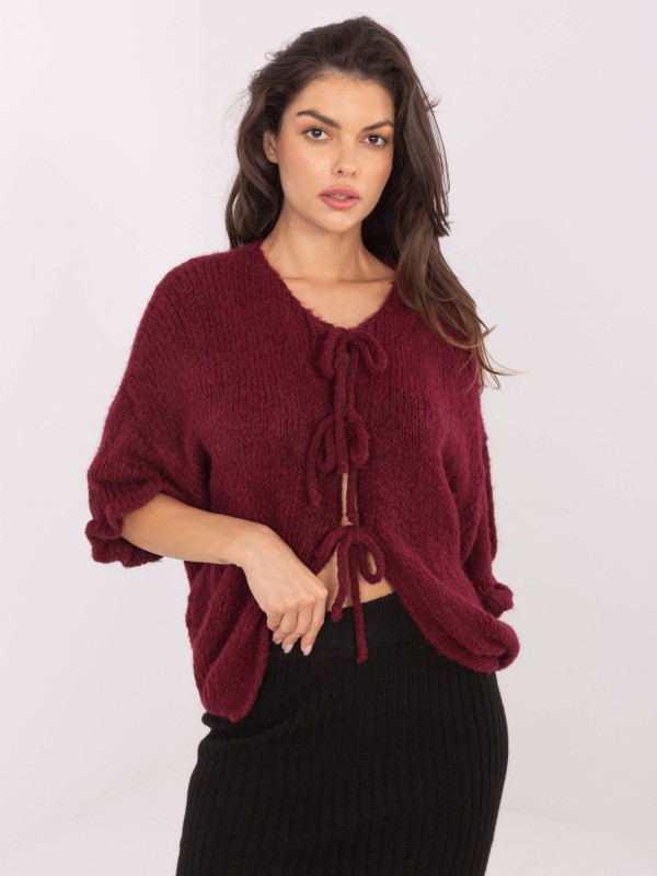 Megztinis-MI-SW-2911.91-bordo spalvos