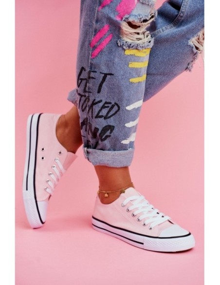Women's Classic Sneakers Pink Omerta