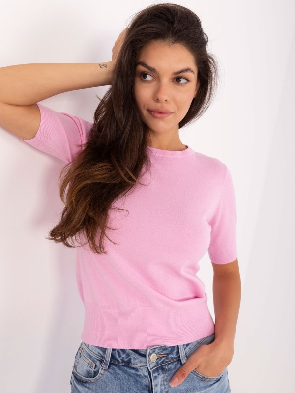 Sweter-PM-SW-N30088.21-jasny różowy