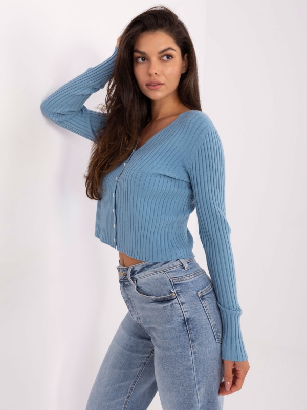 Sweter-PM-SW-R1639.27-jasny niebieski