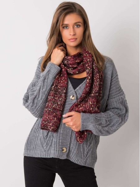 Šalikas-AT-SZ-RH-1407.23X-bordo spalvos