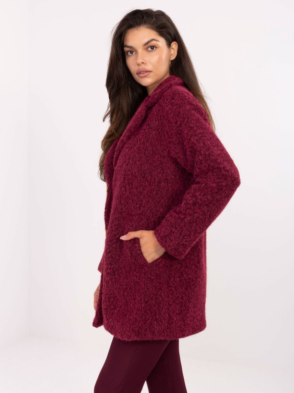 Paltas-IT-PL-96775.19P-bordo spalvos