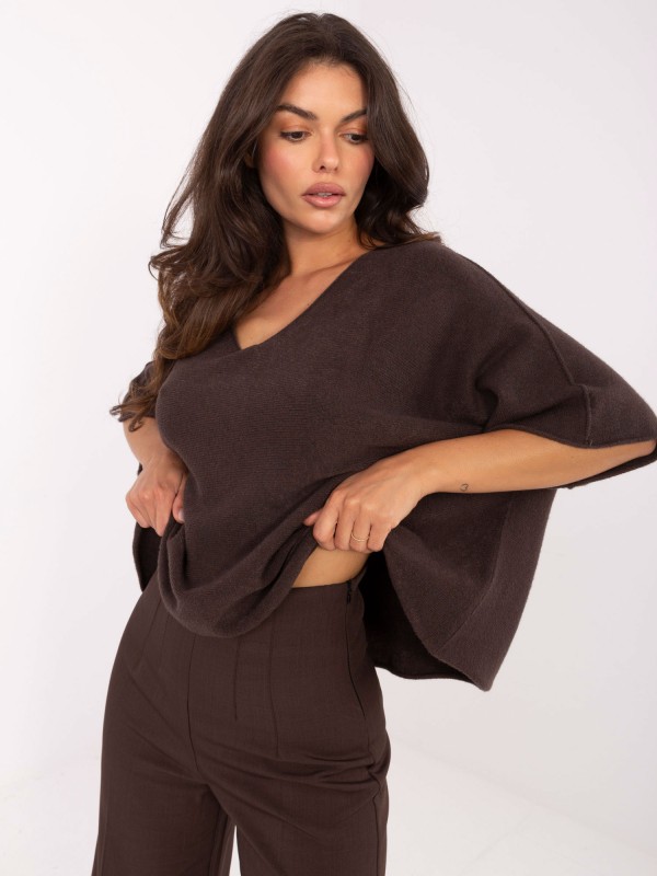 Megztinis-IT-SW-2202.52-tamsiai rudas