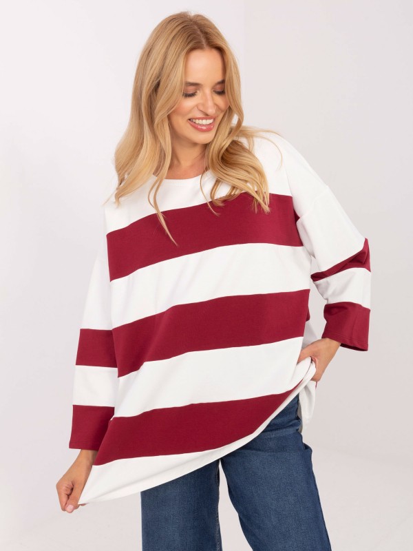 Palaidinė-RV-BZ-A833.50-bordo spalvos Palaidinė-RV-BZ-A833.50-bordo spalvos