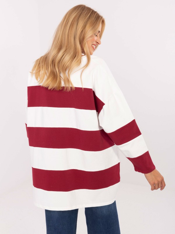 Palaidinė-RV-BZ-A833.50-bordo spalvos Palaidinė-RV-BZ-A833.50-bordo spalvos