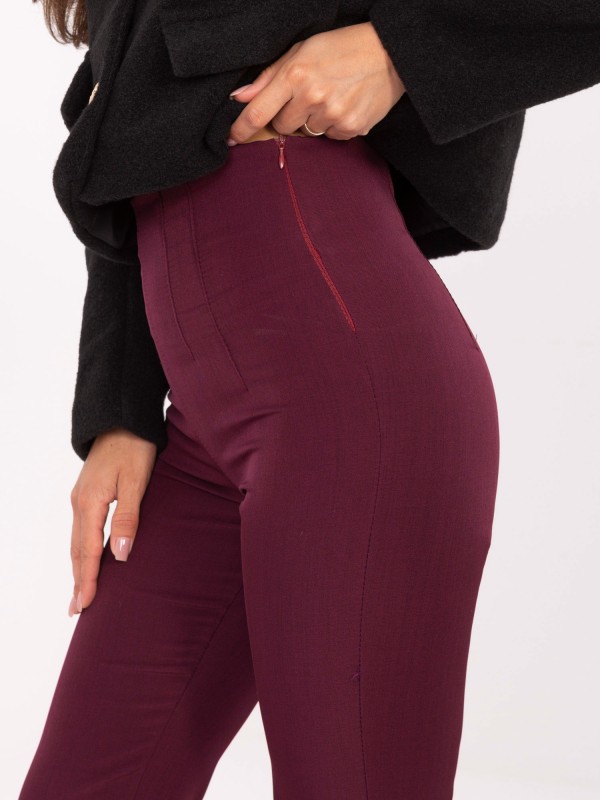 Kelnės-IT-SP-FL9069.00-bordo spalvos 2