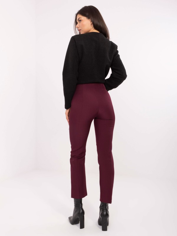 Kelnės-IT-SP-FL9069.00-bordo spalvos