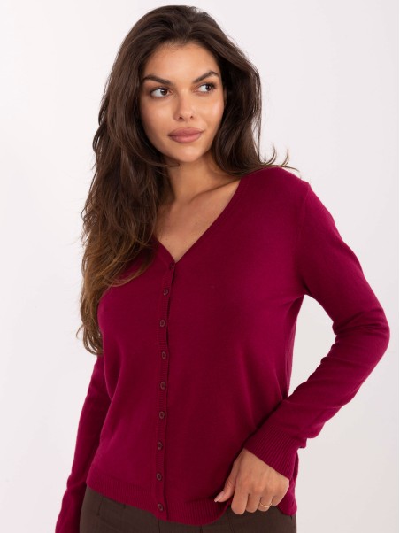 Megztinis-PM-SW-M1620.68-bordo spalvos