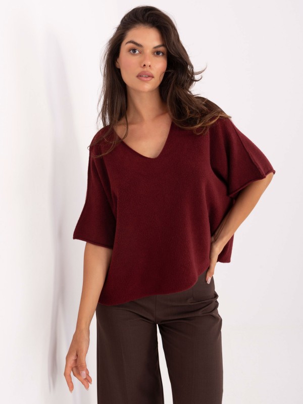 Megztinis-IT-SW-2202.52-bordo spalvos 2